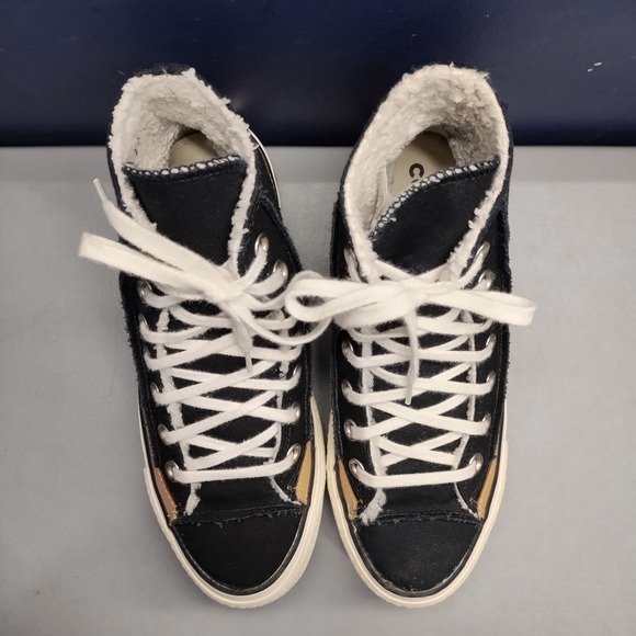 Converse Chuck Taylor All Star Raw Edge Platform Sneakers Womens Size 6.5M Multi - Picture 6 of 8